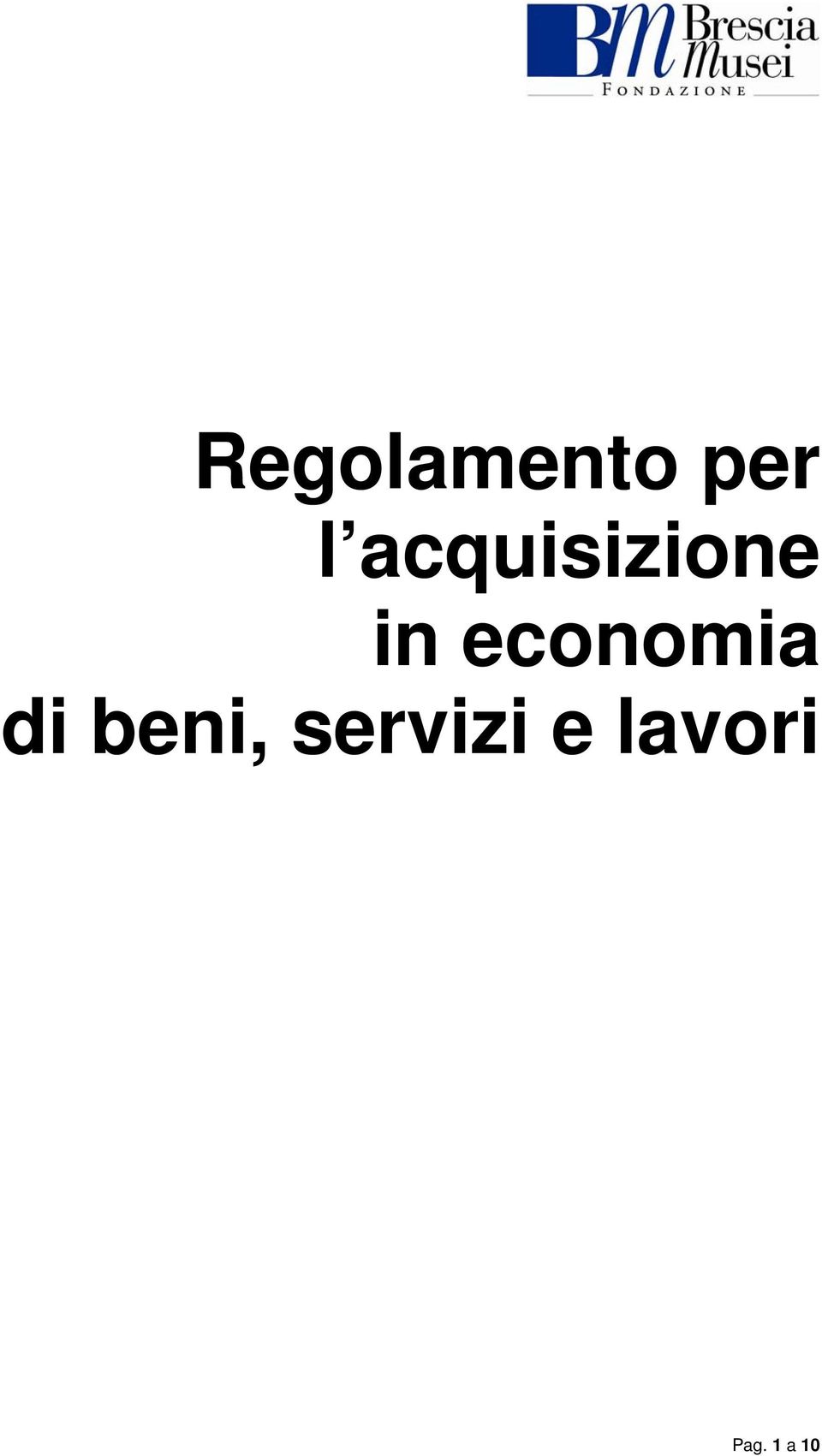 economia di beni,