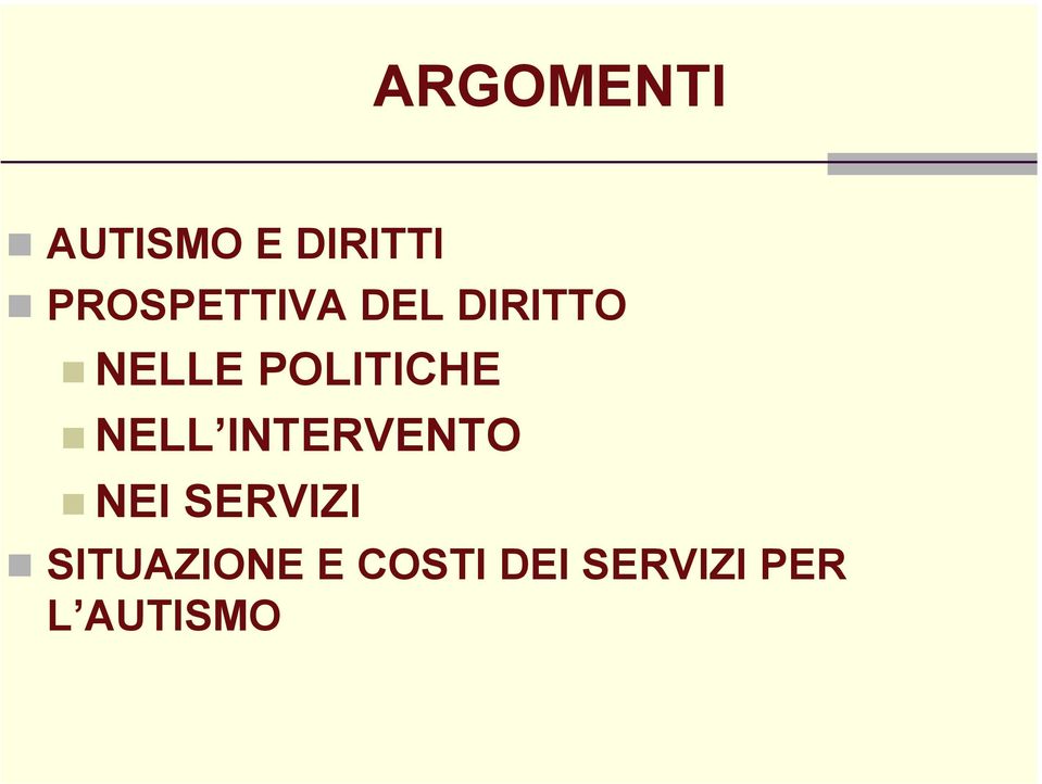 POLITICHE NELL INTERVENTO NEI