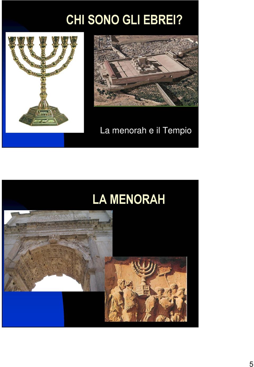 La menorah e