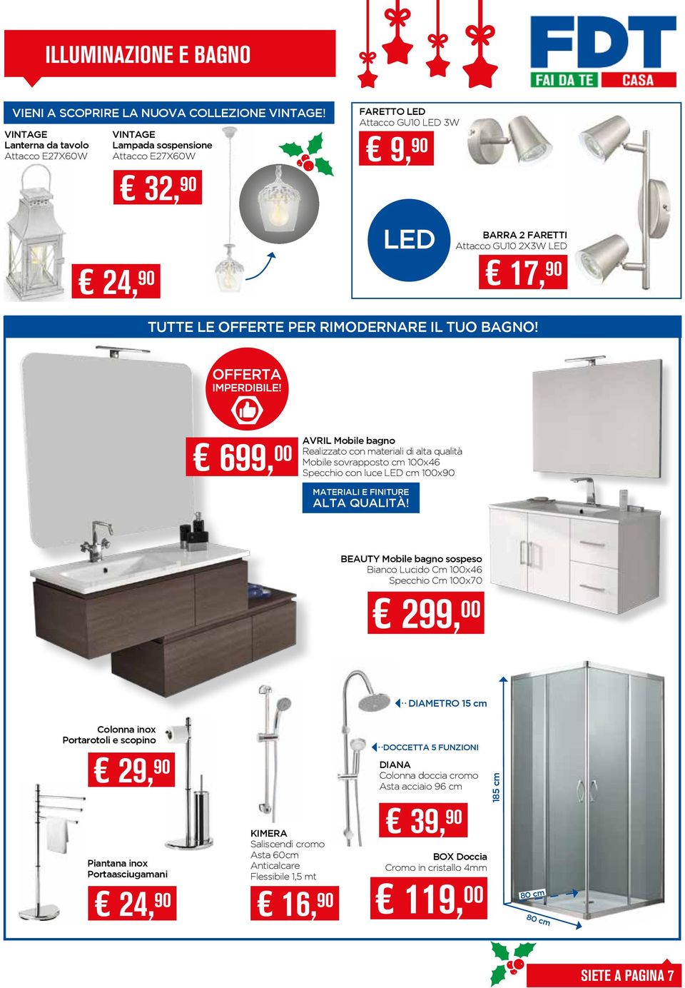 OFFERTE PER RIMODERNARE IL TUO BAGNO!