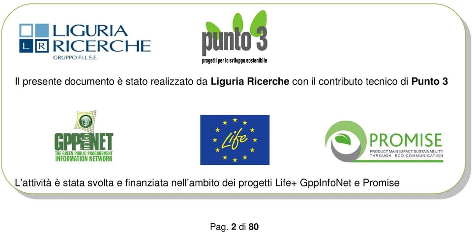 Punto 3 L attività è stata svolta e finanziata