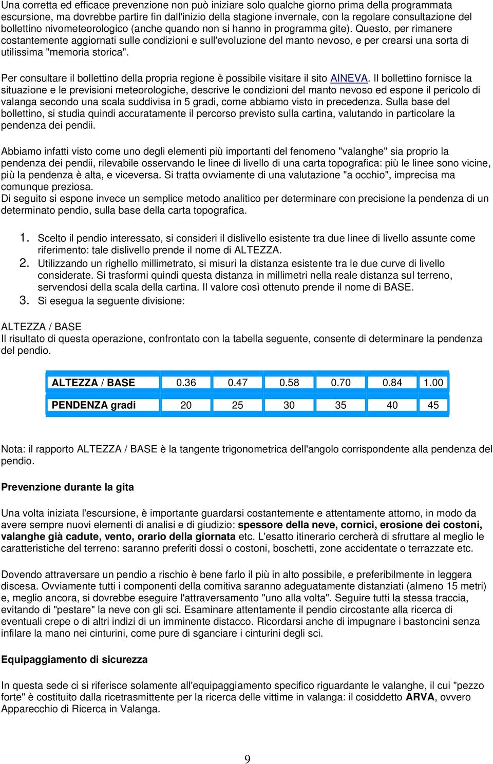 Questo, per rimanere costantemente aggiornati sulle condizioni e sull'evoluzione del manto nevoso, e per crearsi una sorta di utilissima "memoria storica".