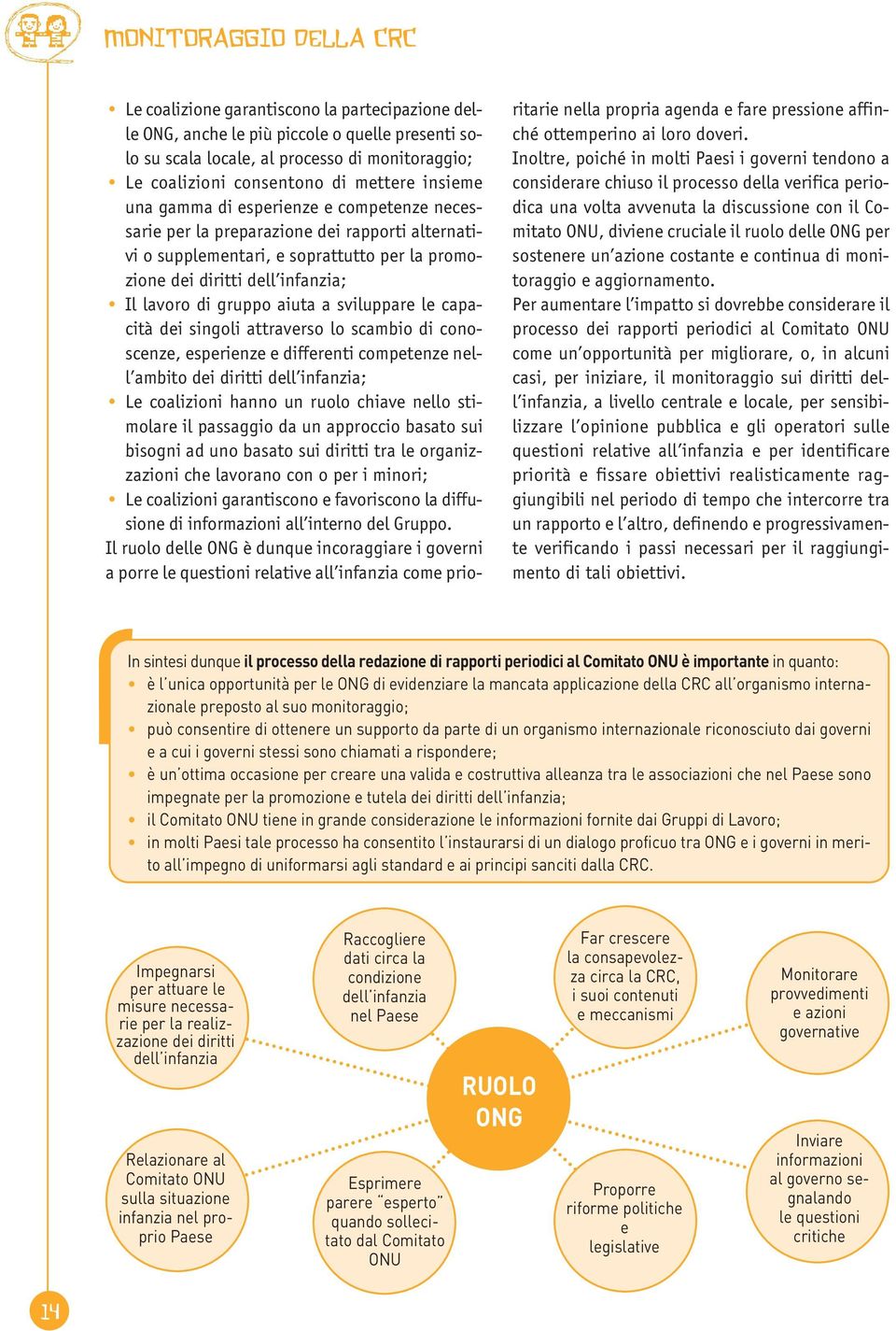 gruppo aiuta a sviluppare le capacità dei singoli attraverso lo scambio di conoscenze, esperienze e differenti competenze nell ambito dei diritti dell infanzia; Le coalizioni hanno un ruolo chiave