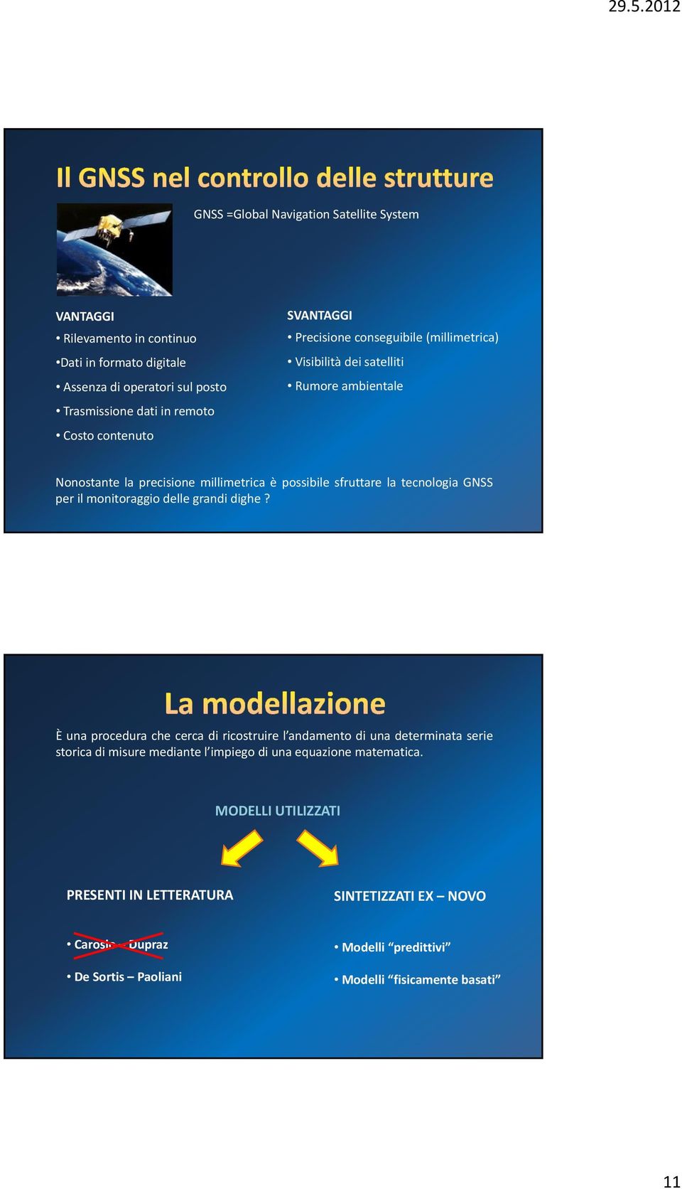 tecnologia GNSS per il monitoraggio delle grandi dighe?