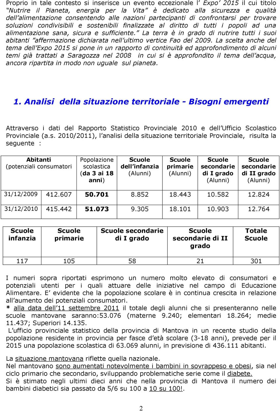 La terra è in grado di nutrire tutti i suoi abitanti affermazione dichiarata nell ultimo vertice Fao del 2009.