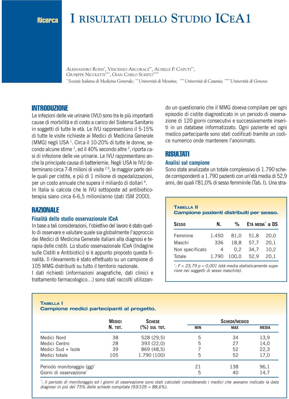 infezioni delle vie urinarie (IVU) sono tra le più importanti cause di morbilità e di costo a carico del Sistema Sanitario in soggetti di tutte le età.