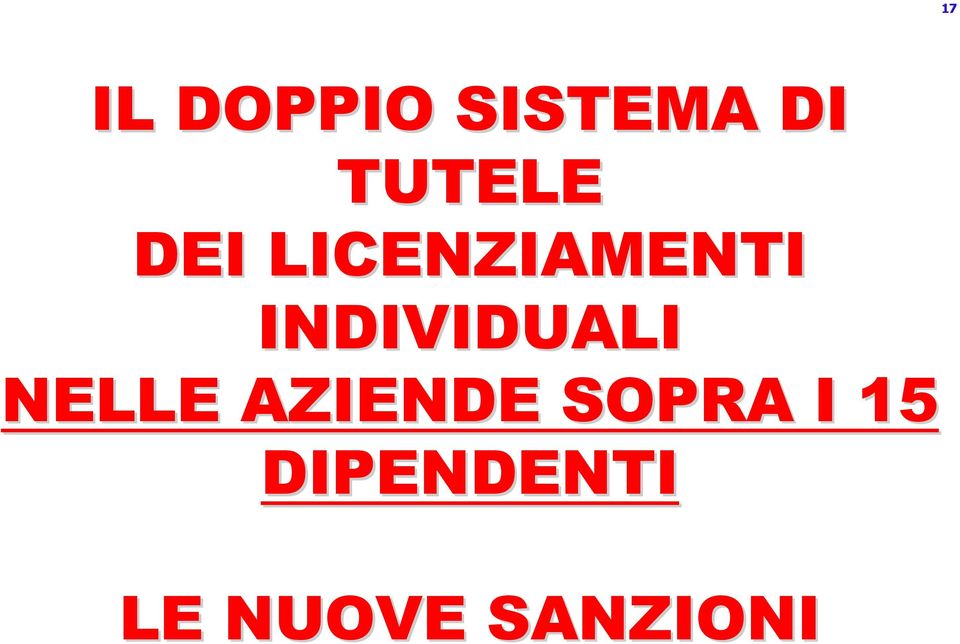 INDIVIDUALI NELLE AZIENDE