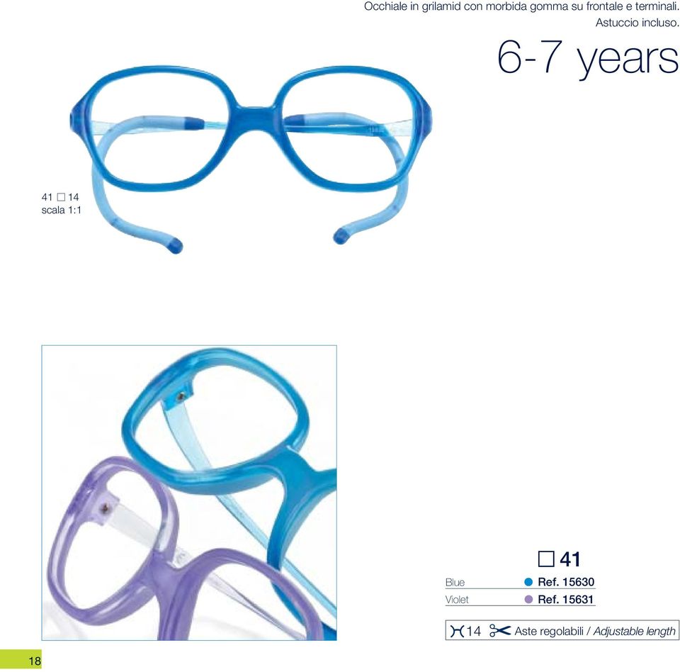 6-7 years 41 14 scala 1:1 Blue Violet 41 Ref.