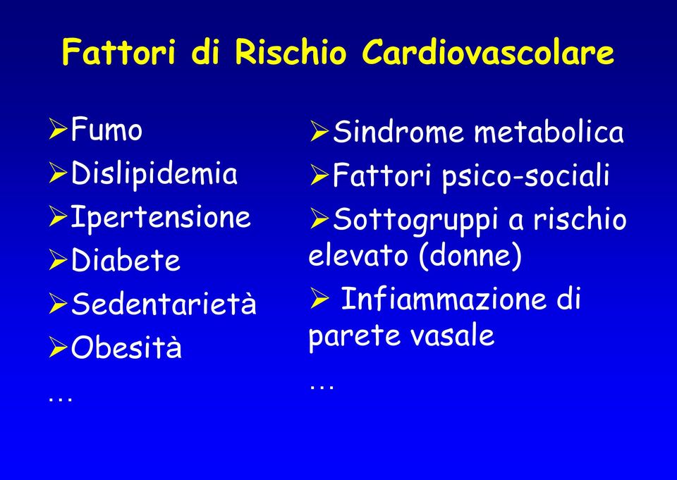 Obesità Sindrome metabolica Fattori psico-sociali