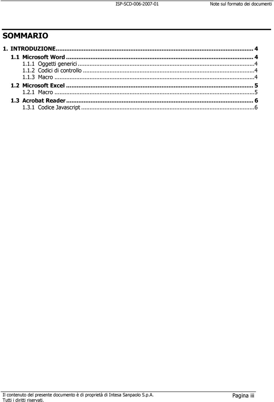 .. 5 1.2.1 Macro...5 1.3 Acrobat Reader... 6 1.3.1 Codice Javascript.