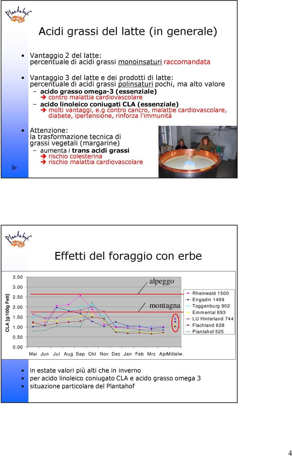 g contro cancro, malattie cardiovascolare, diabete, ipertensione, rinforza l immunità Attenzione: la trasformazione tecnica di grassi vegetali (margarine) aumenta i trans acidi grassi rischio