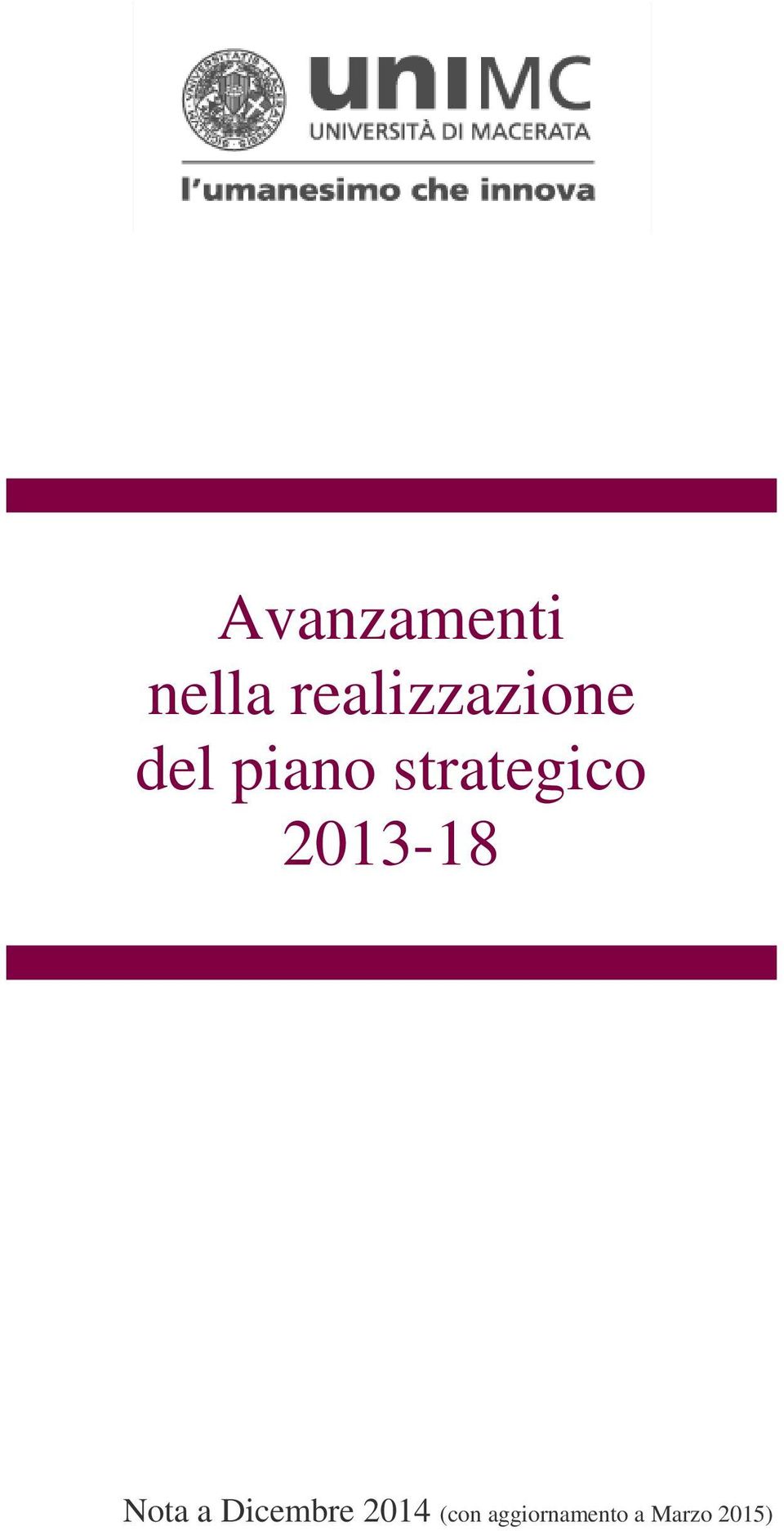 strategico 2013-18 Nota a
