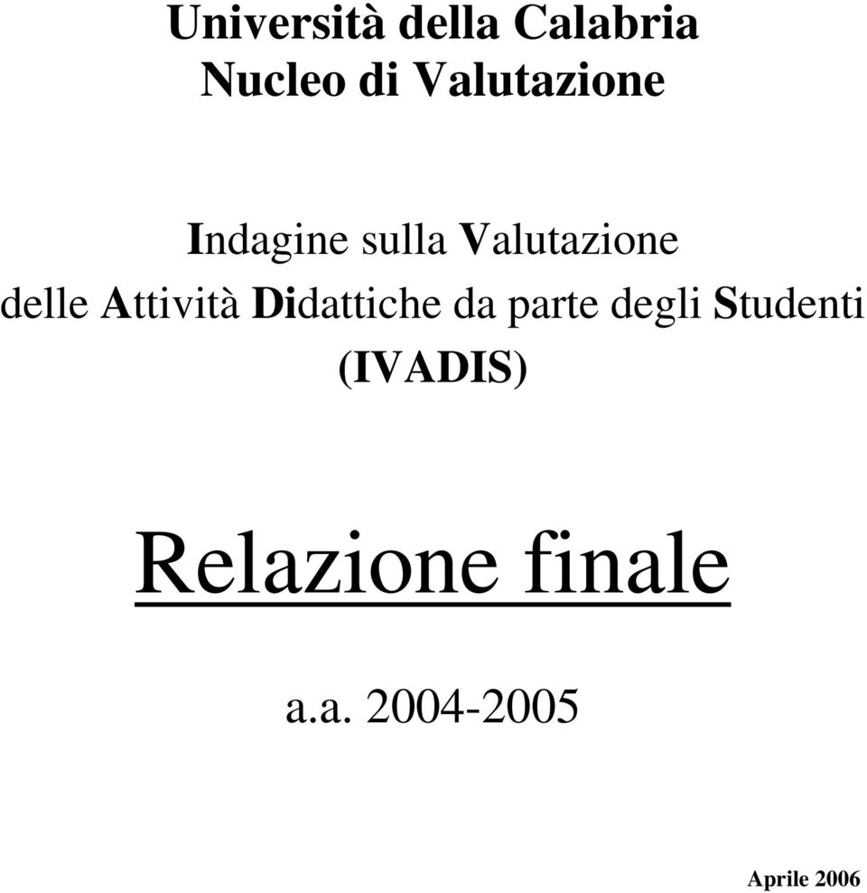 Attività Didattiche da parte degli Studenti