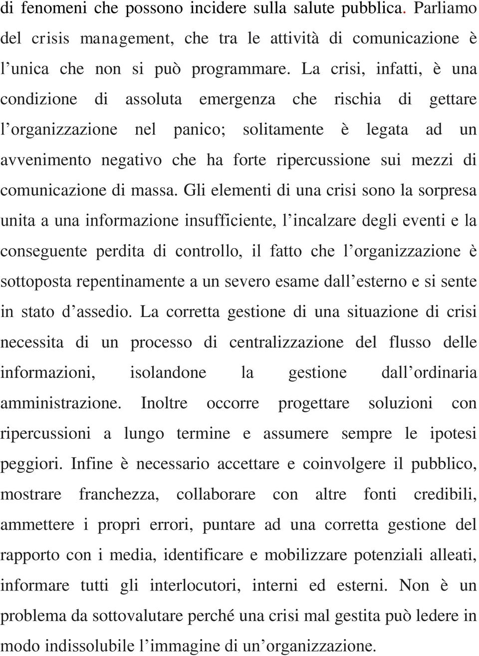 comunicazione di massa.