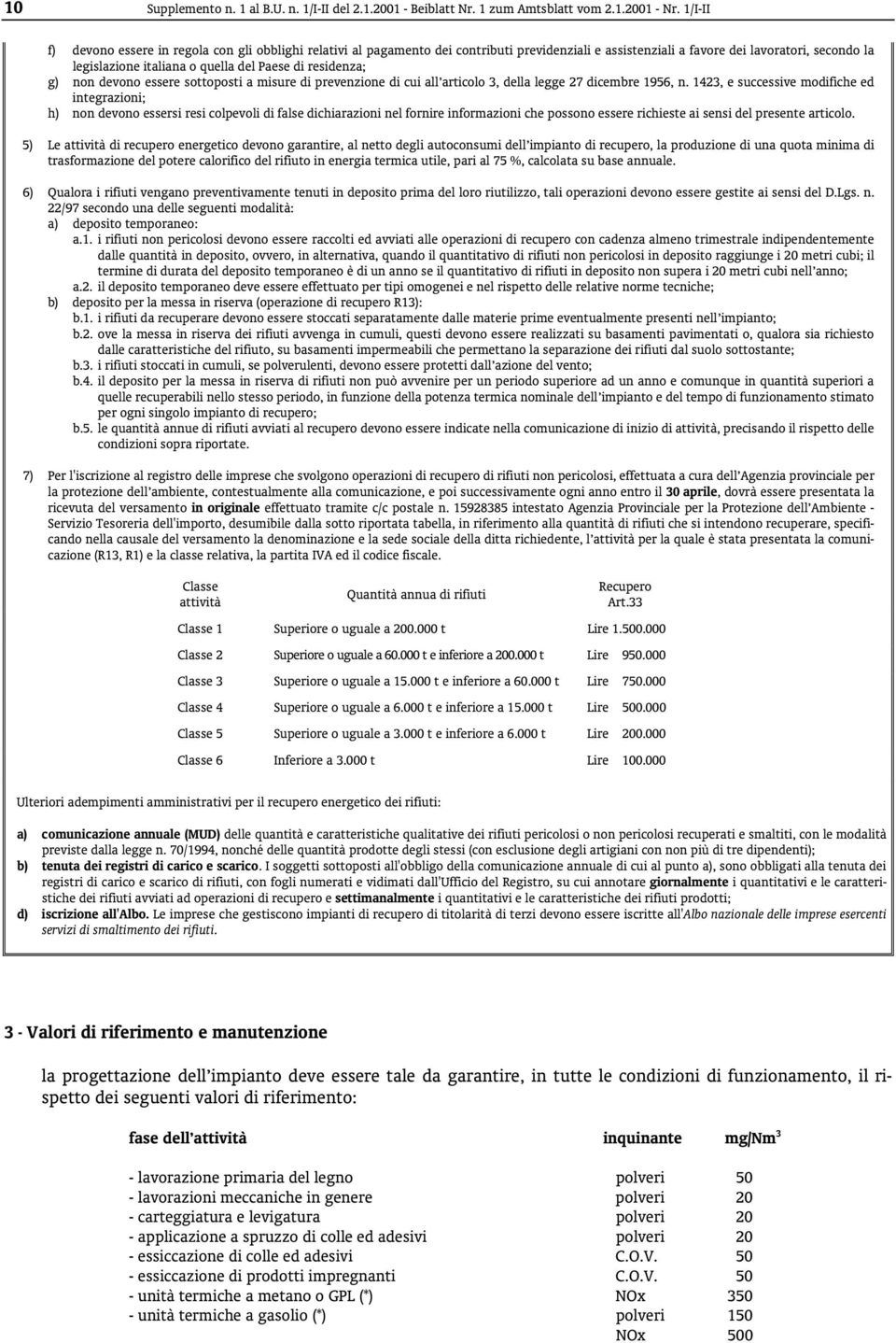 residenza; g) non devono essere sottoposti a misure di prevenzione di cui all articolo 3, della legge 27 dicembre 1956, n.