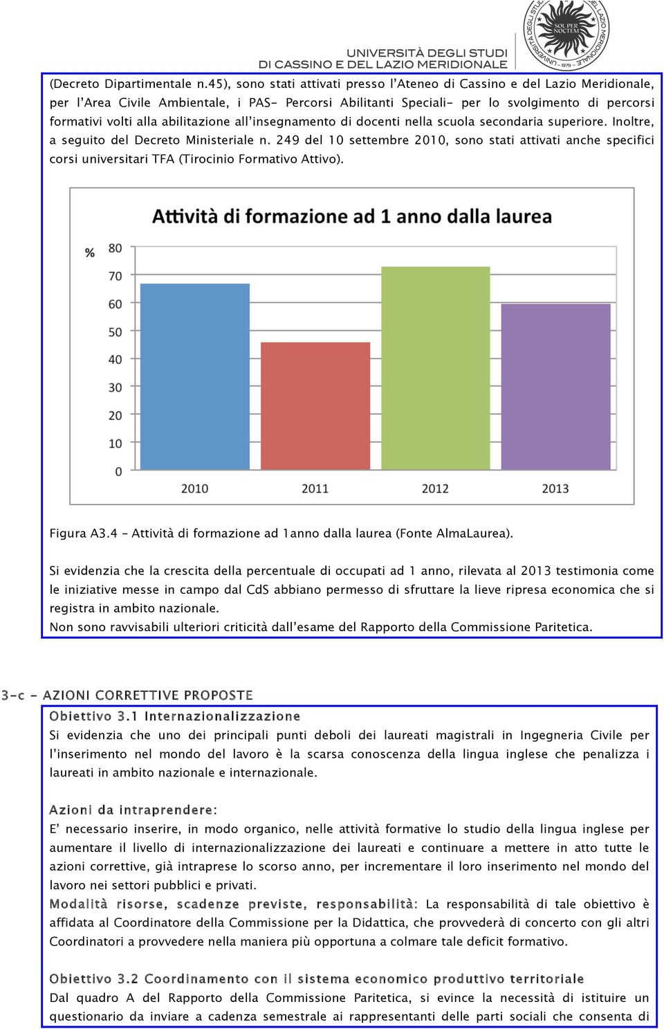 abilitazione all insegnamento di docenti nella scuola secondaria superiore. Inoltre, a seguito del Decreto Ministeriale n.