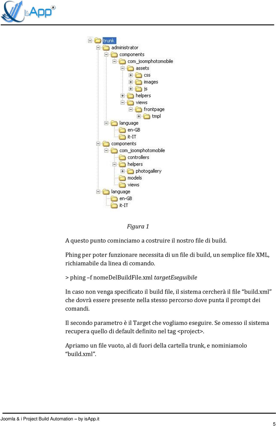 xml targeteseguibile In caso non venga specificato il build file, il sistema cercherà il file build.