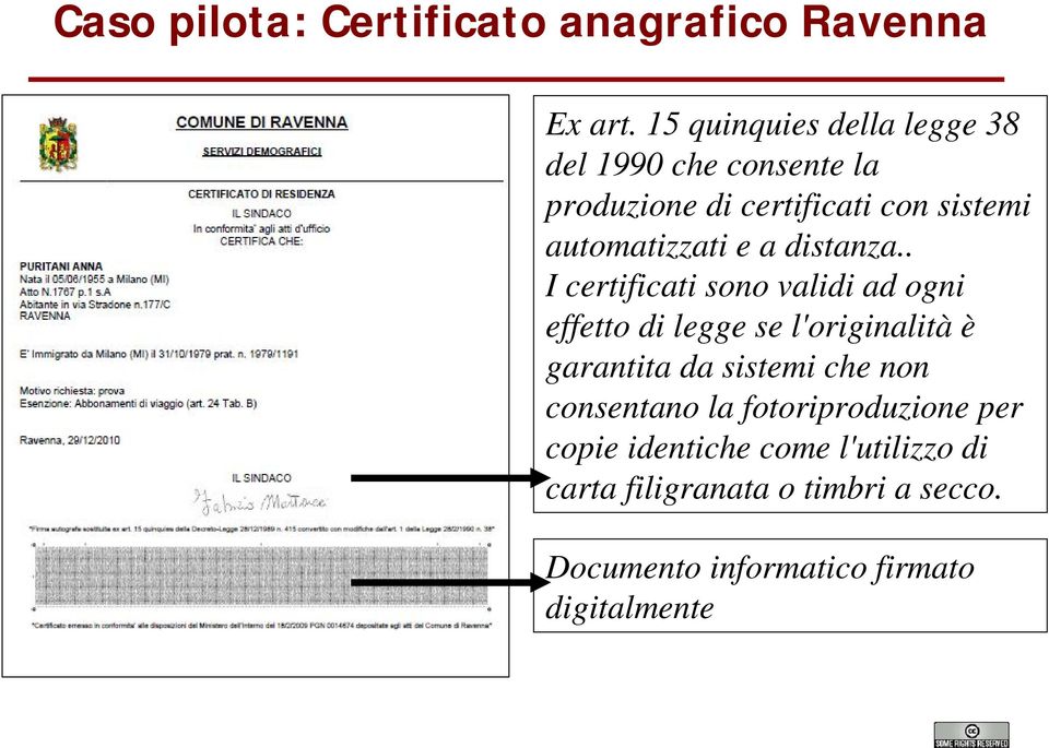 e a distanza.