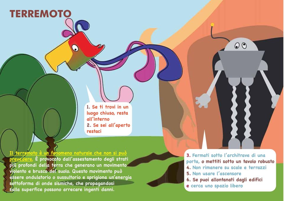 Qesto movimento pò essere ondlatorio o sssltorio e sprigiona n energia sottoforma di onde sismiche, che propagandosi slla sperfice possono arrecare ingenti