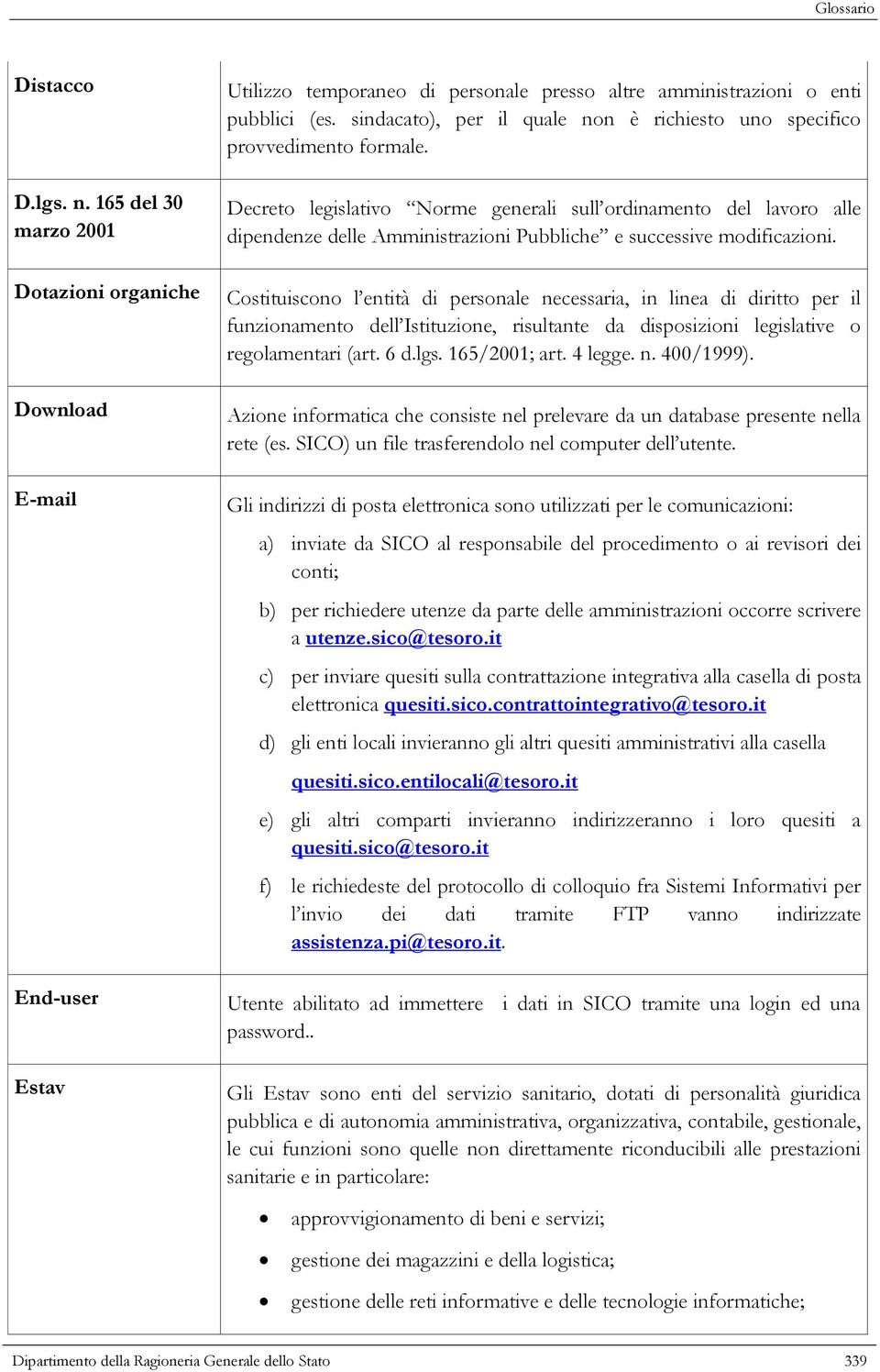 Decreto legislativo Norme generali sull ordinamento del lavoro alle dipendenze delle Amministrazioni Pubbliche e successive modificazioni.