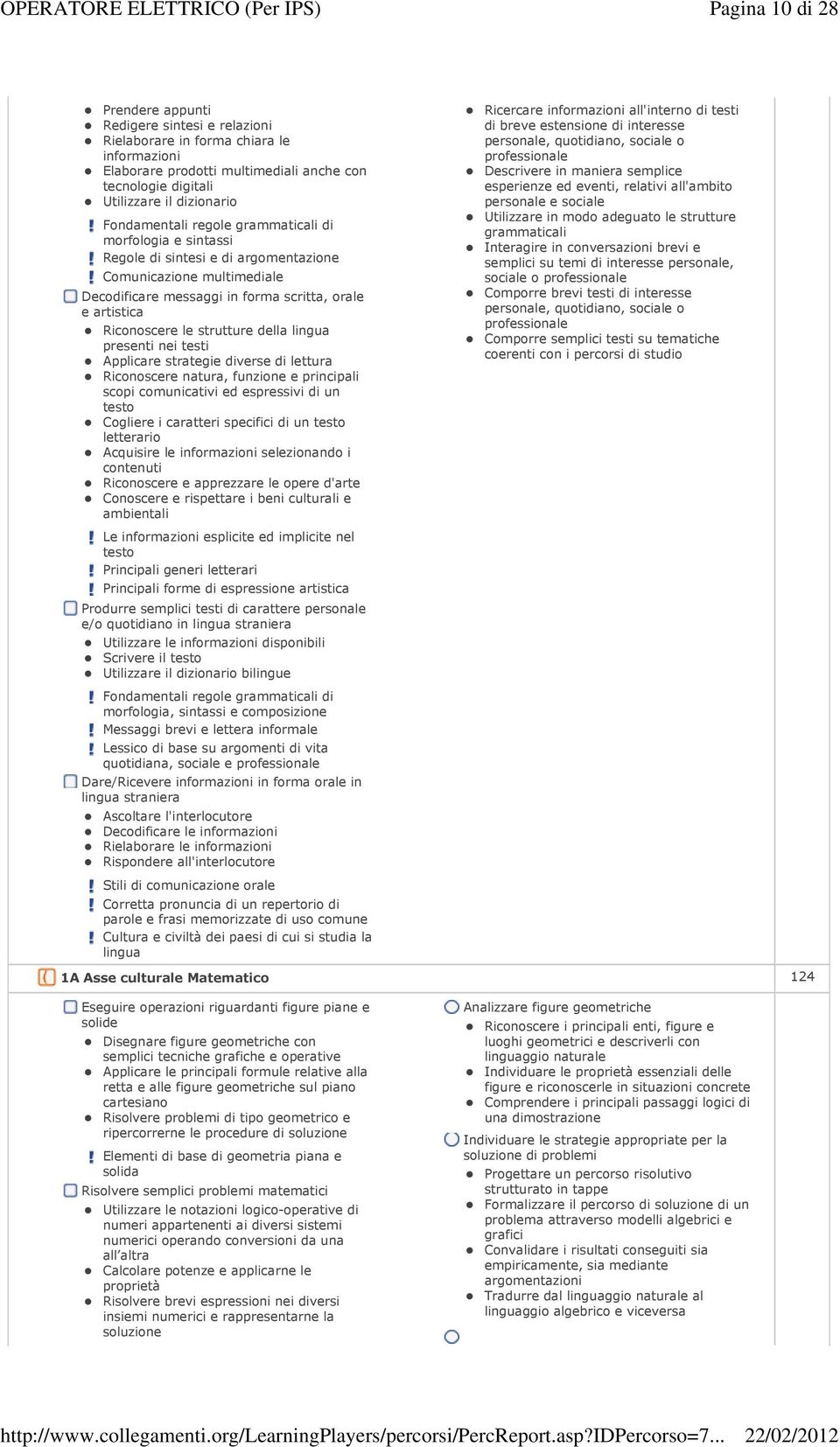 strutture della lingua presenti nei testi Applicare strategie diverse di lettura Riconoscere natura, funzione e principali scopi comunicativi ed espressivi di un testo Cogliere i caratteri specifici