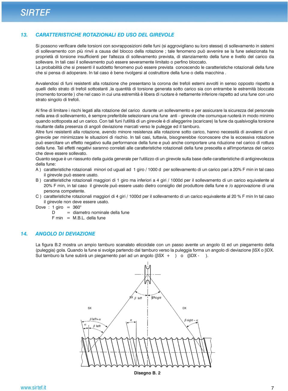 della fune e livello del carico da sollevare. In tali casi il sollevamento può essere severamente limitato o perfino bloccato.