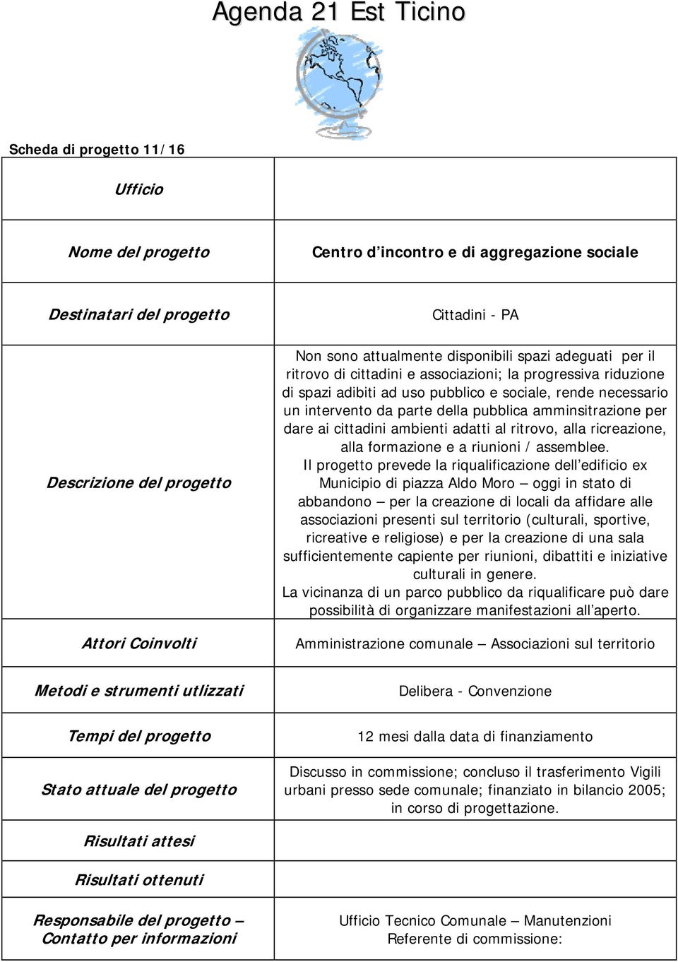 formazione e a riunioni / assemblee.