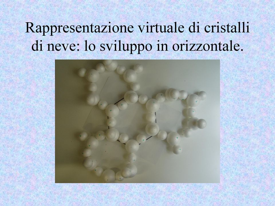 cristalli di neve: