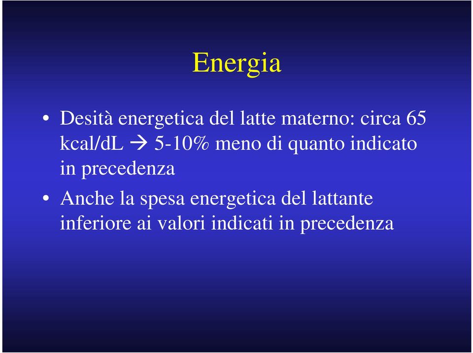 in precedenza Anche la spesa energetica del