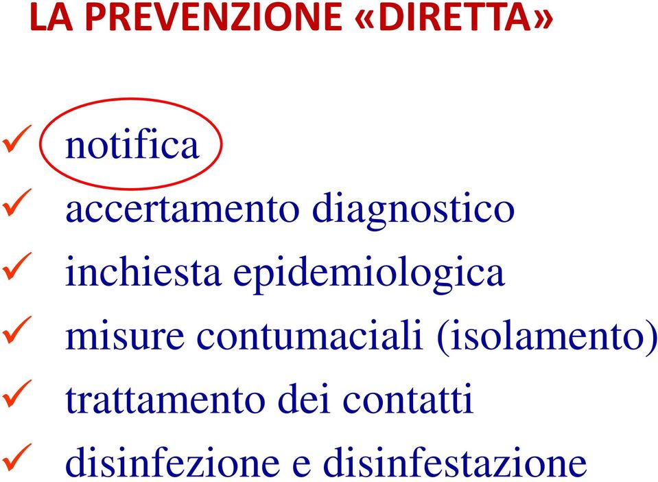 epidemiologica misure contumaciali