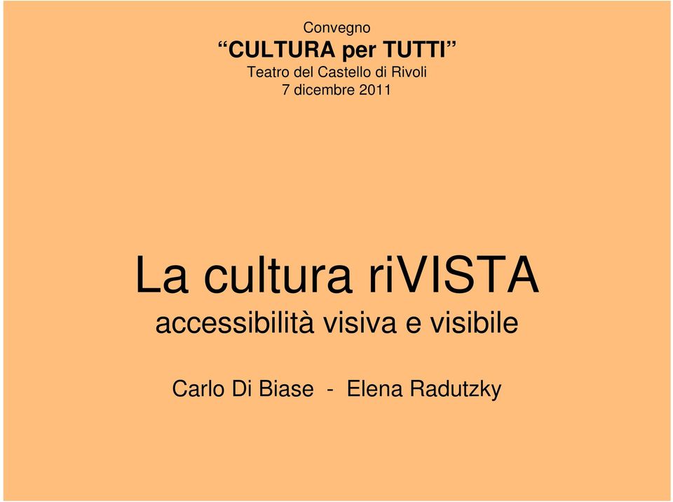cultura rivista accessibilità visiva e