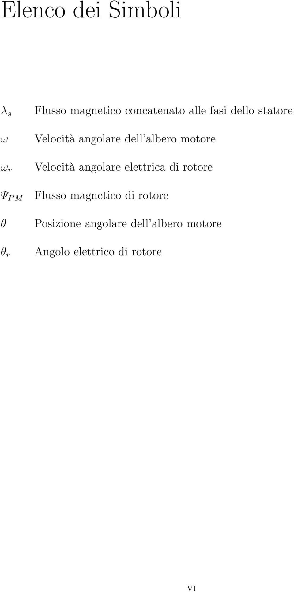 motore Velocità angolare elettrica di rotore Flusso magnetico di