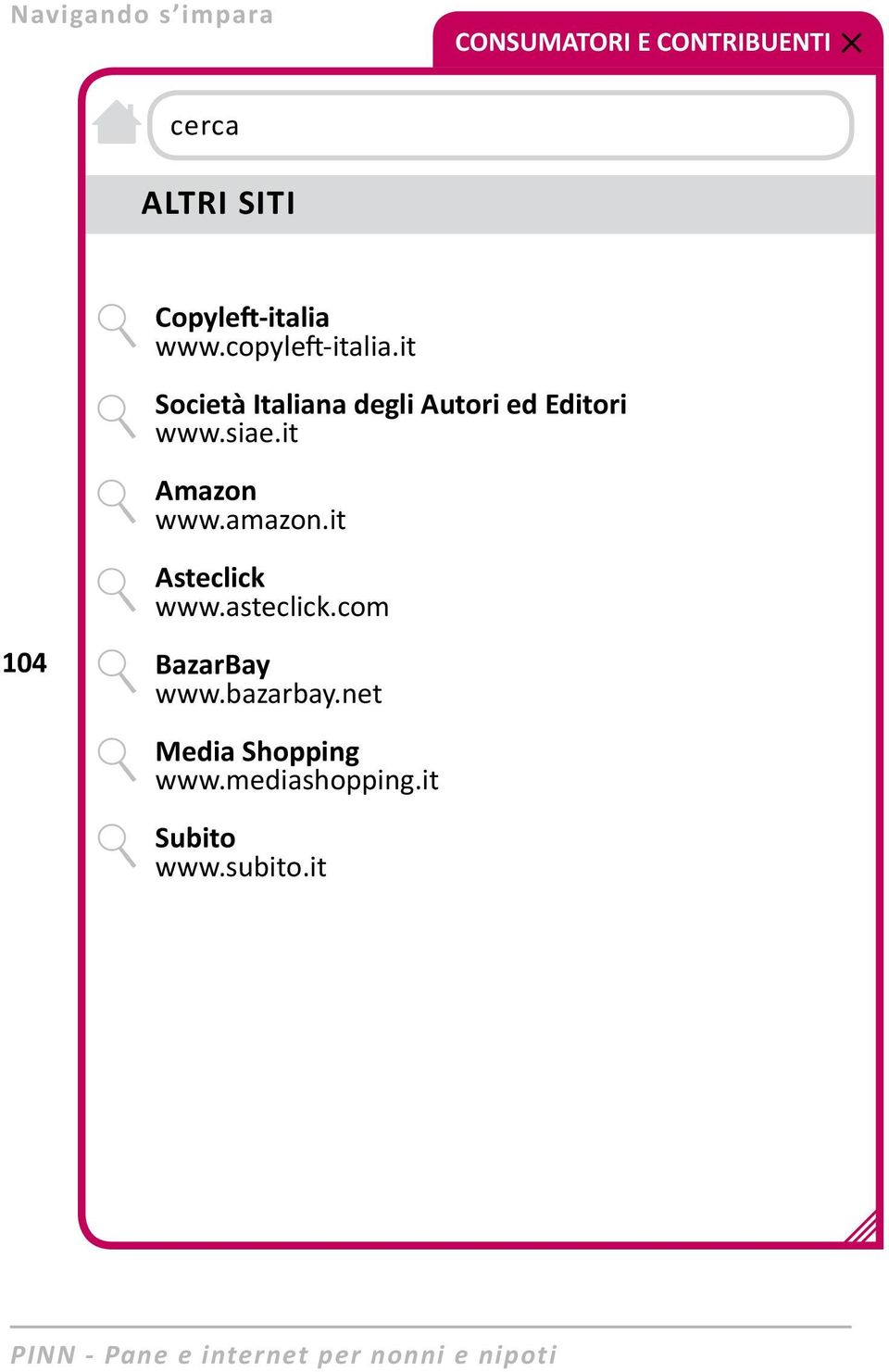 it Società Italiana degli Autori ed Editori www.siae.it Amazon www.