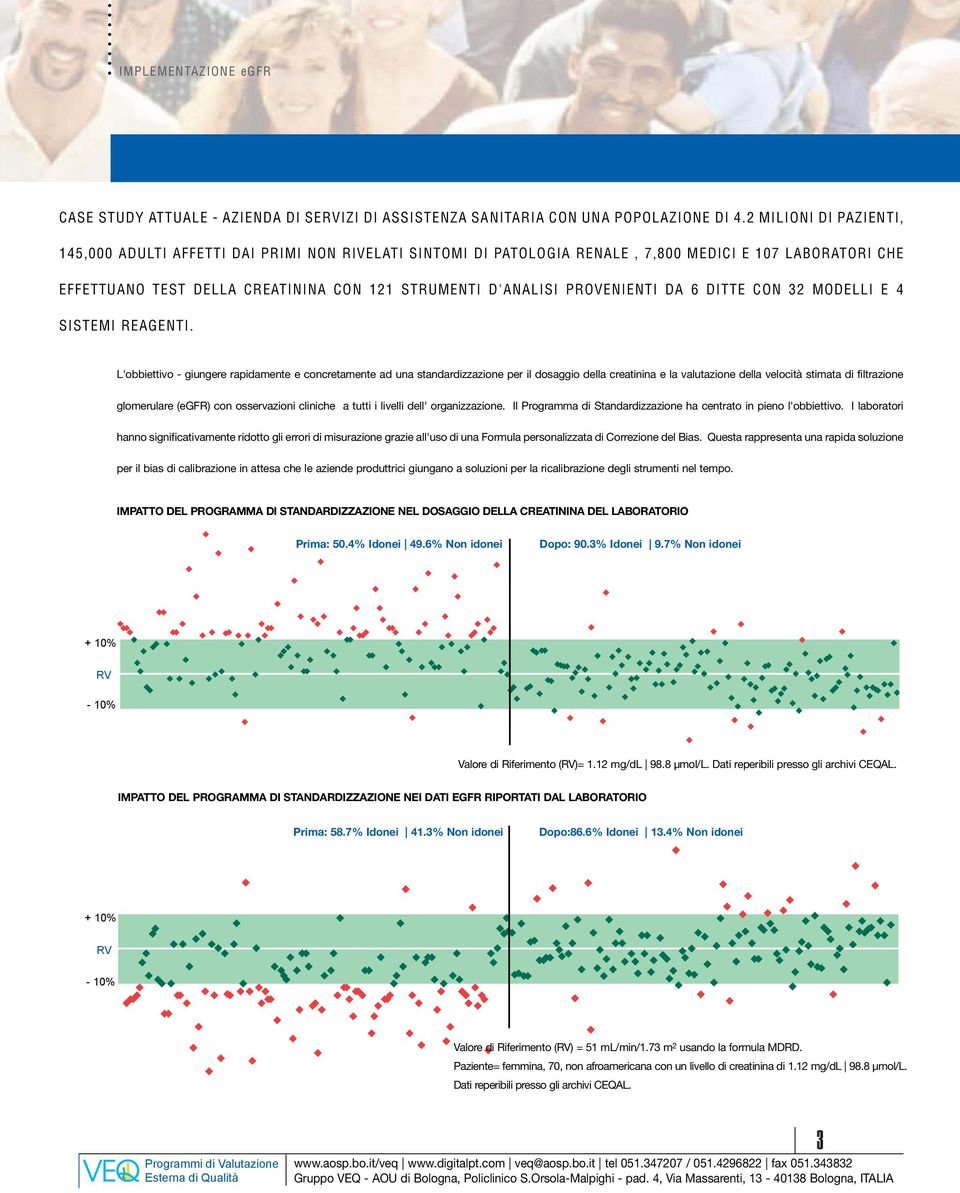 PROVENIENTI DA 6 DITTE CON 32 MODELLI E 4 SISTEMI REAGENTI.