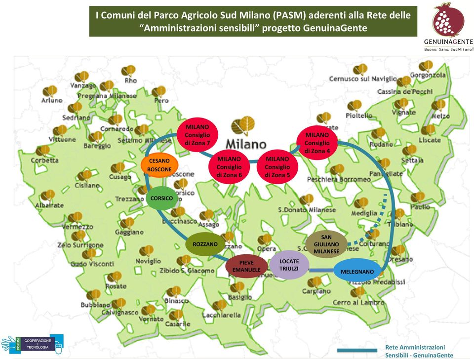 di Zona 6 MILANO Consiglio di Zona 5 MILANO Consiglio di Zona 4 CORSICO ROZZANO SAN