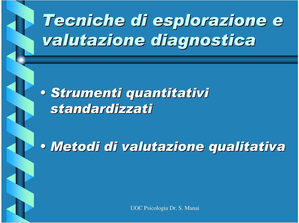 Strumenti quantitativi