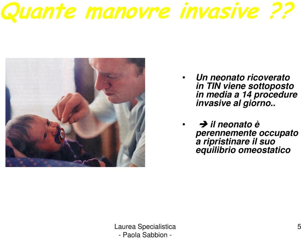 in media a 14 procedure invasive al giorno.