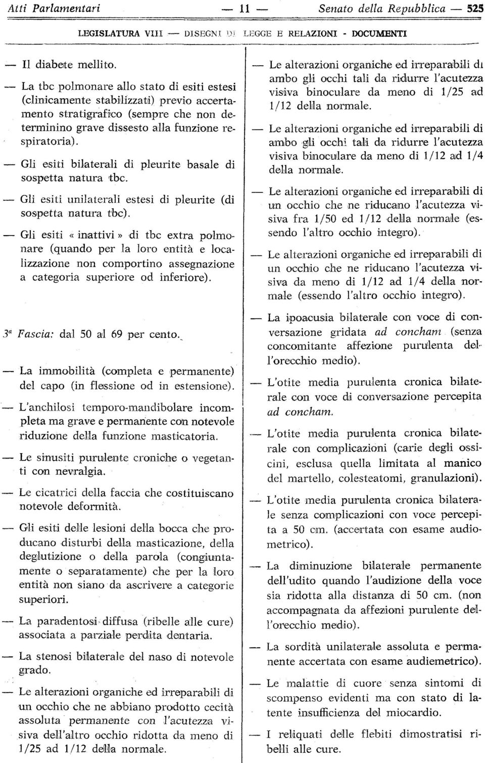 Gli esiti bilaterali di pleurite basale di sospetta natura tbc. Gli esiti unilaterali estesi di pleurite (di sospetta natura tbc).