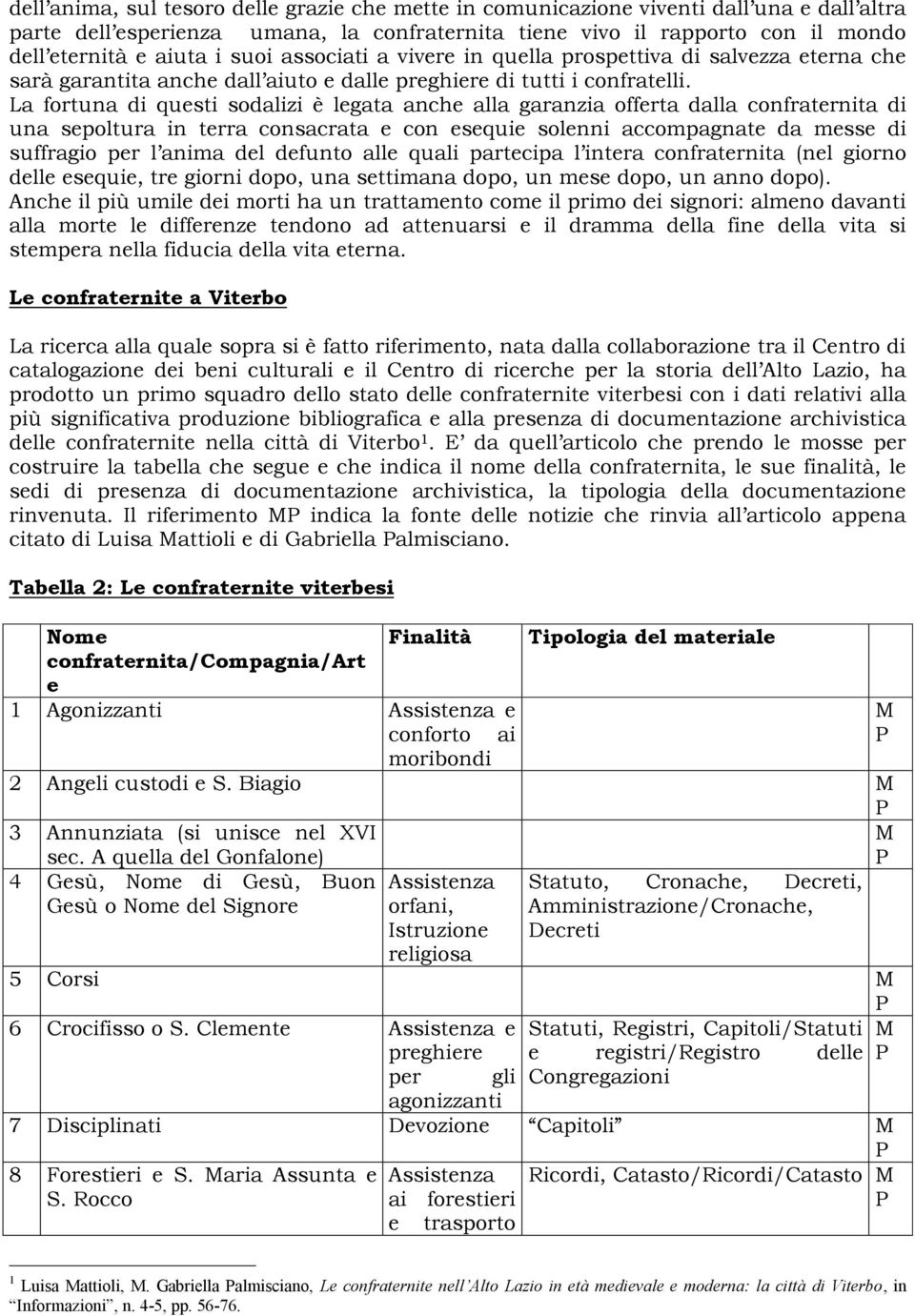 La fortuna di questi sodalizi è legata anche alla garanzia offerta dalla confraternita di una sepoltura in terra consacrata e con esequie solenni accompagnate da messe di suffragio per l anima del