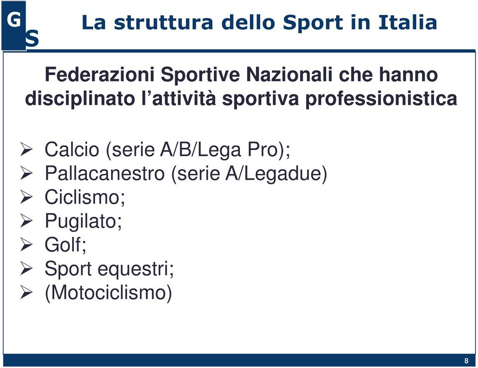 professionistica Calcio (serie A/B/Lega Pro); Pallacanestro