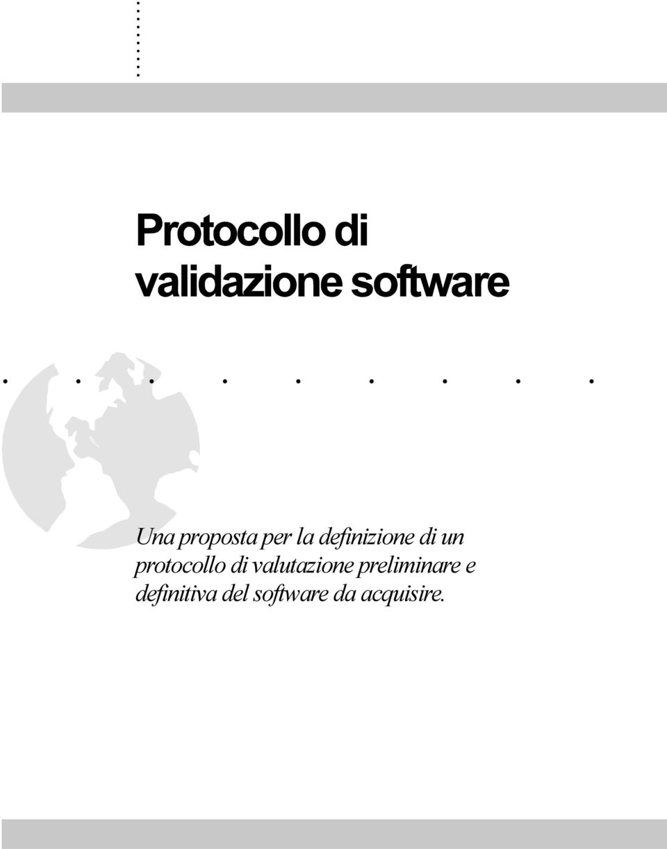 valutazione preliminare e