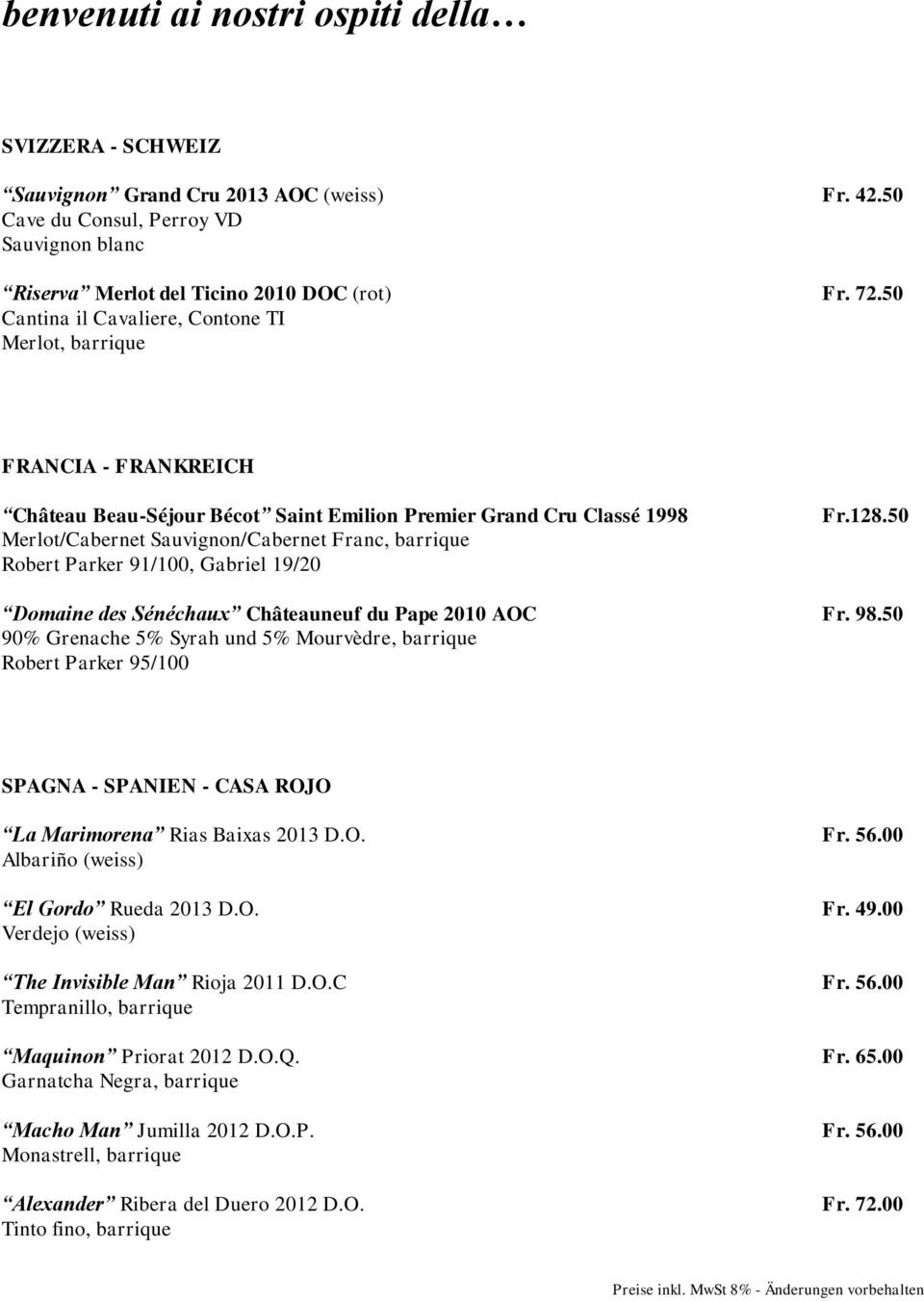 Robert Parker 91/100, Gabriel 19/20 Fr.128.50 Domaine des Sénéchaux Châteauneuf du Pape 2010 AOC Fr. 98.