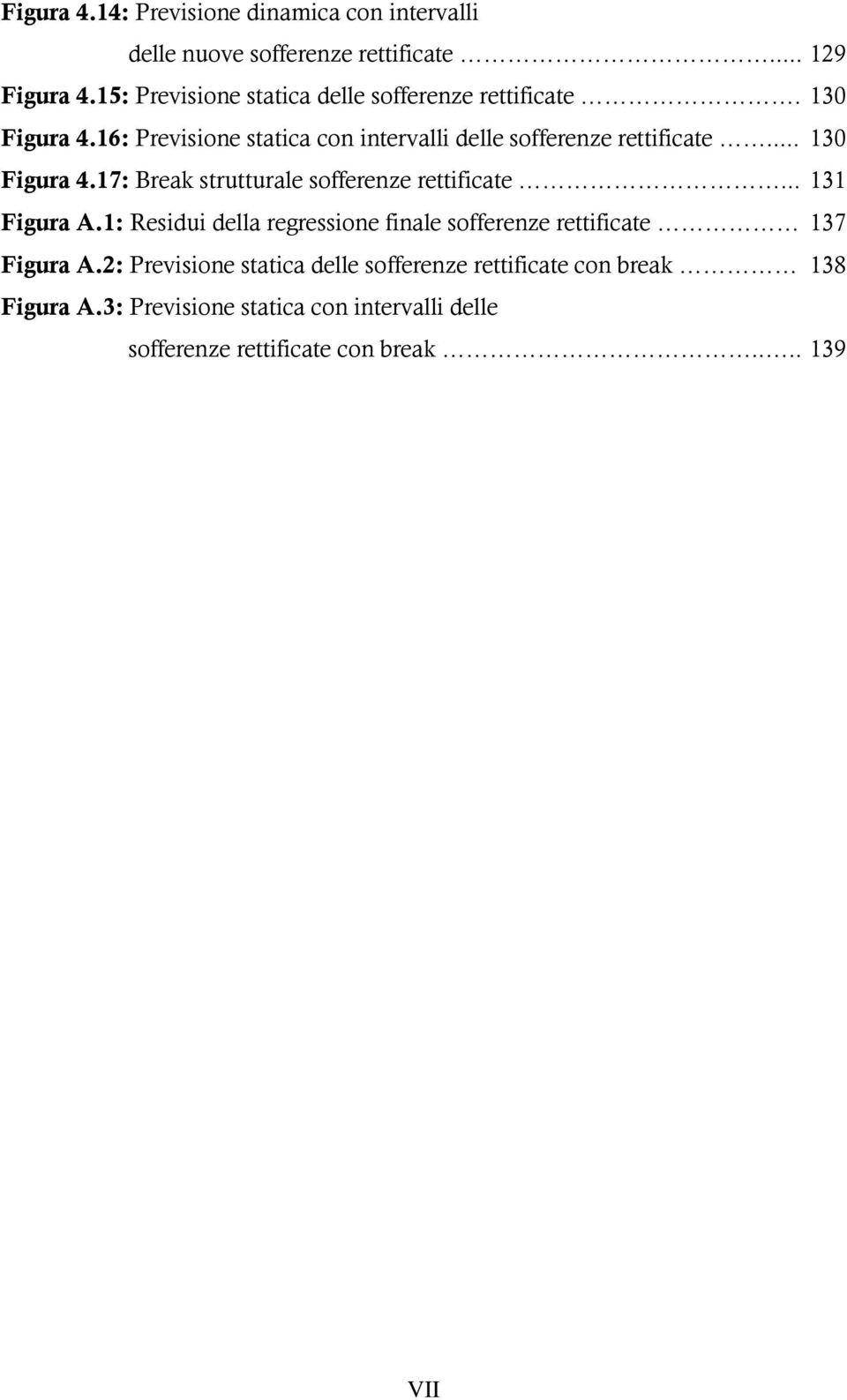 .. 130 Figura 4.17: Break strutturale sofferenze rettificate... 131 Figura A.