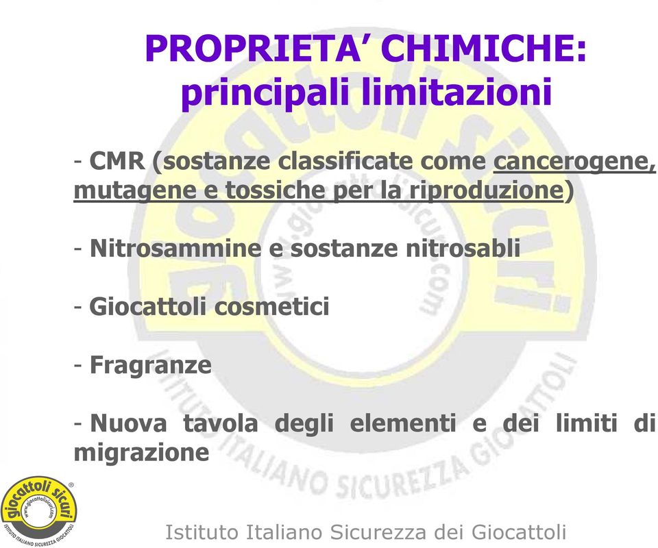 riproduzione) - Nitrosammine e sostanze nitrosabli - Giocattoli