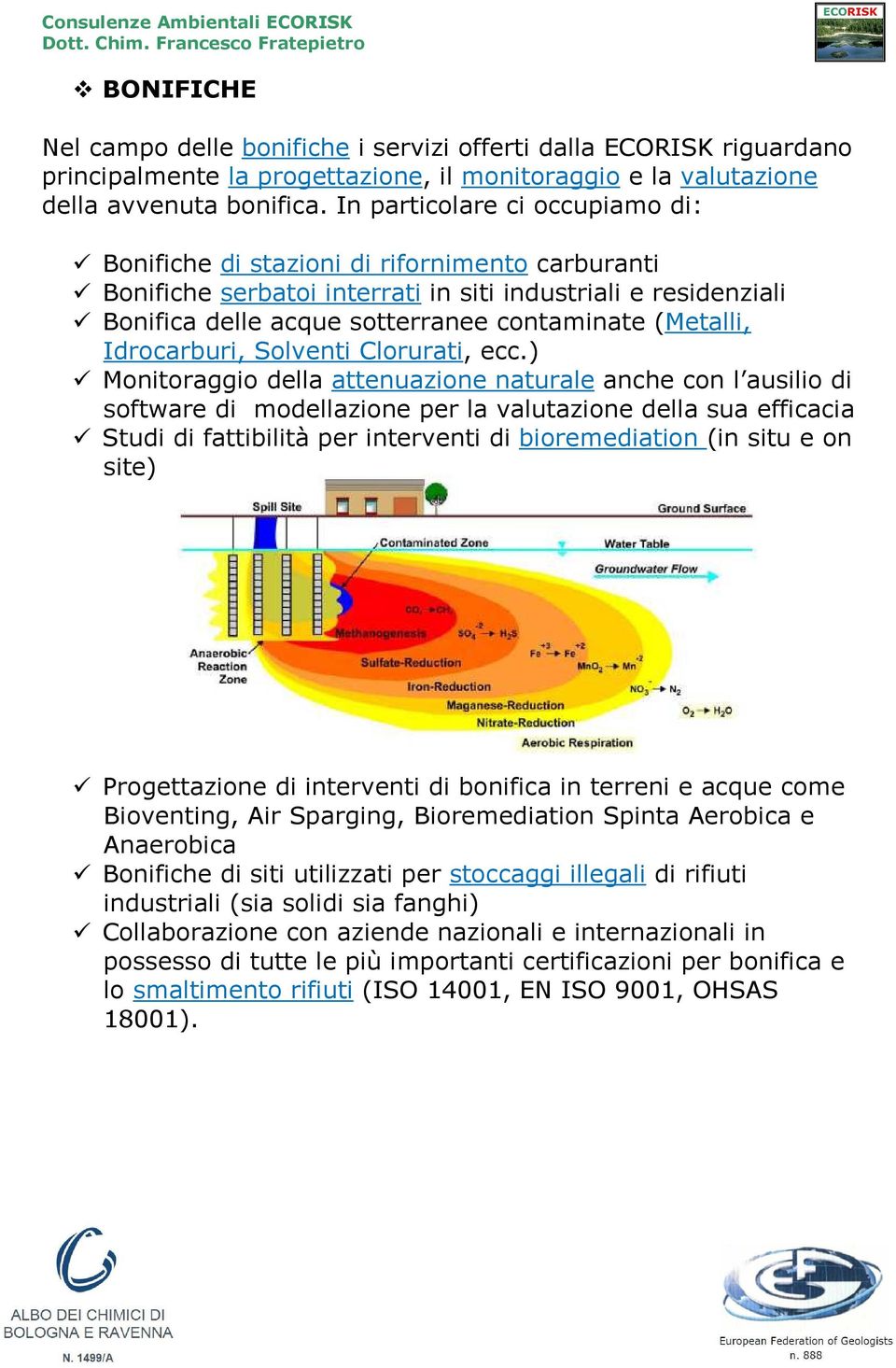 Idrocarburi, Solventi Clorurati, ecc.