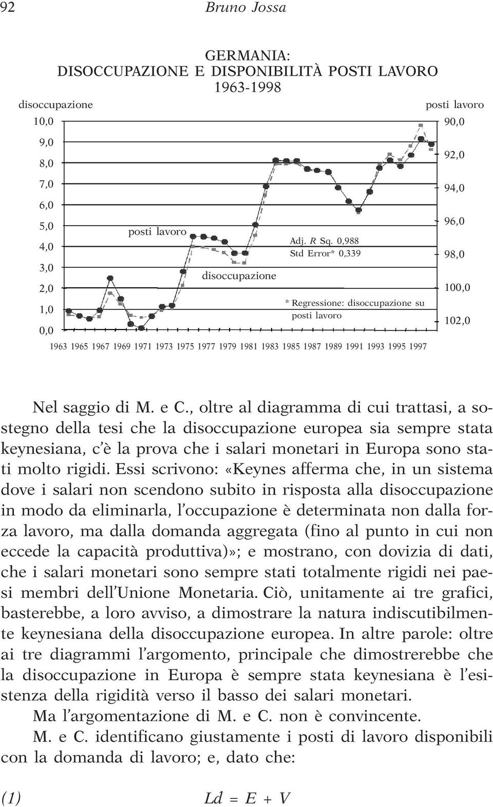 100,0 102,0 Nel saggio di M. e C.