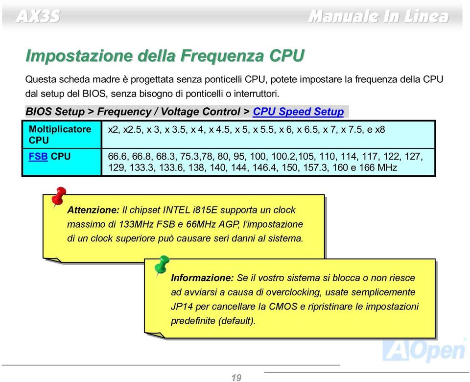 può causare seri danni al sistema.