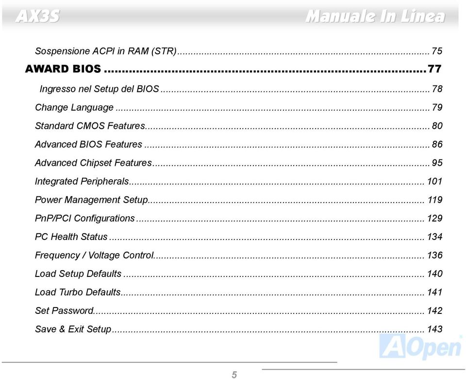 ..95 Integrated Peripherals... 101 Power Management Setup... 119 PnP/PCI Configurations... 129 PC Health Status.