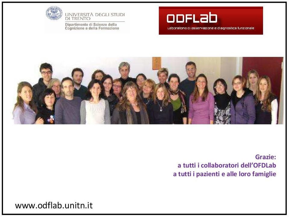 collaboratori dell OFDLab