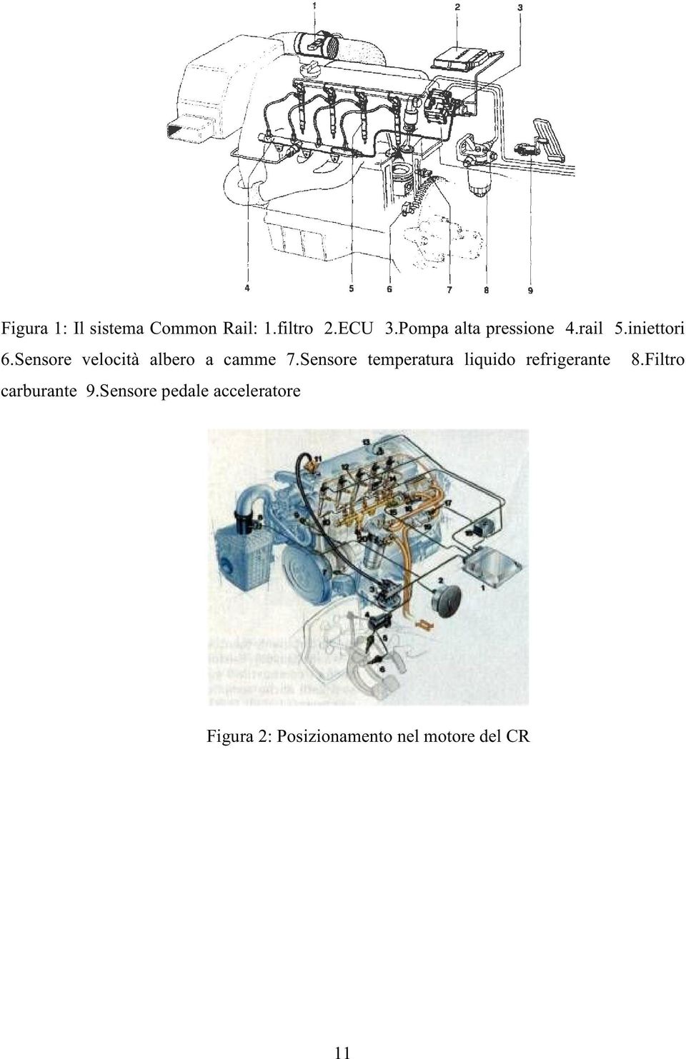 Sensore velocità albero a camme 7.